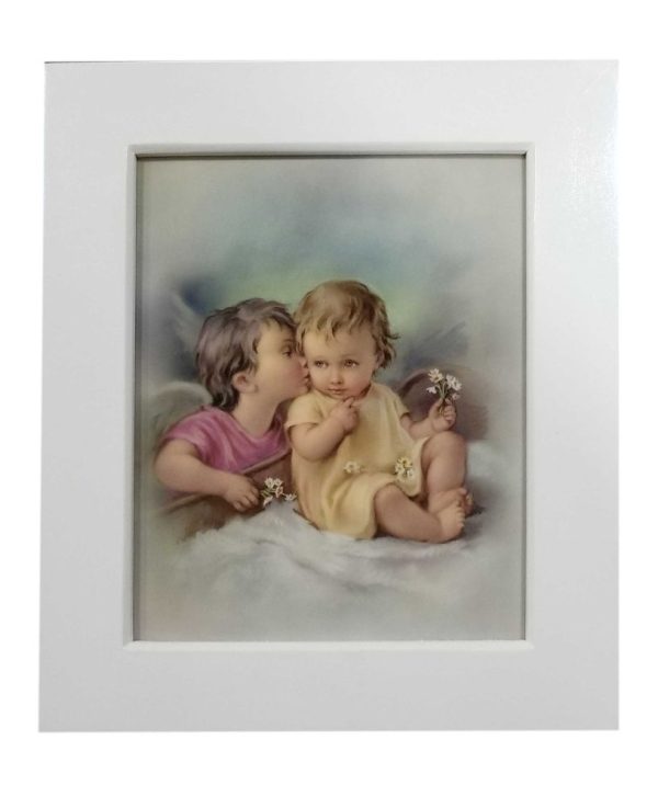 Cuadro de Angel de la Guarda 35cm