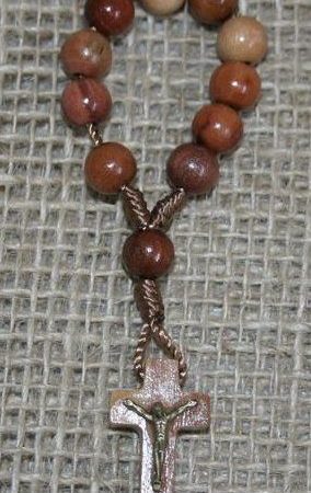 Mini denario con cruz 6mm