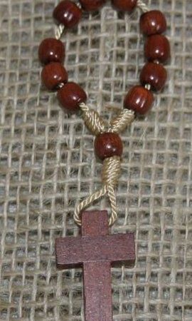 Mini denario de madera simple