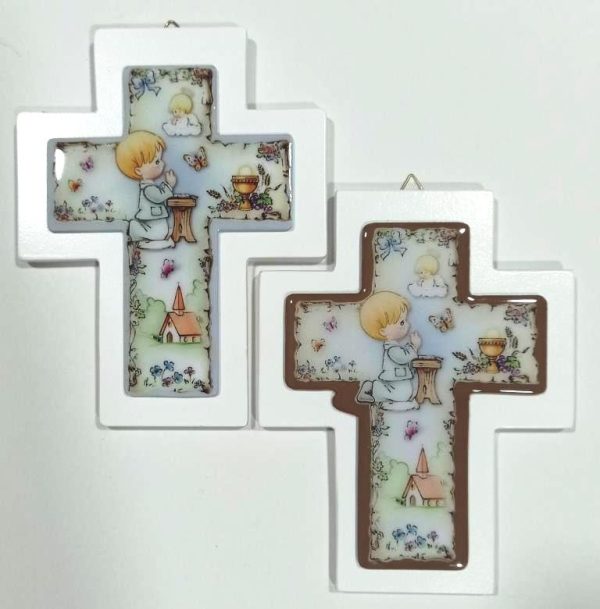 Cruz Madera Primera Comunion Niño