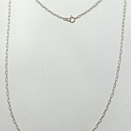 Cadena de plata 50 cms. - eslabón mediano