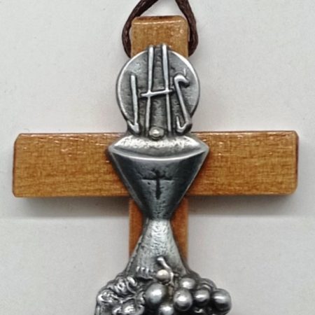 Cruz madera 6 x 4 con copón alargado