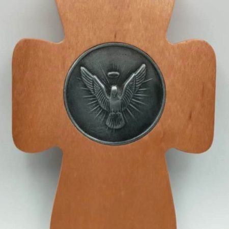Cruz madera con Paloma Espiritu Santo