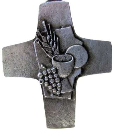 Cruz primera Comunión (color plata)