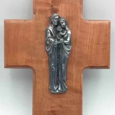 Cruz Madera Sagrada Familia