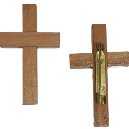 Cruz de madera con gancho (6x4)