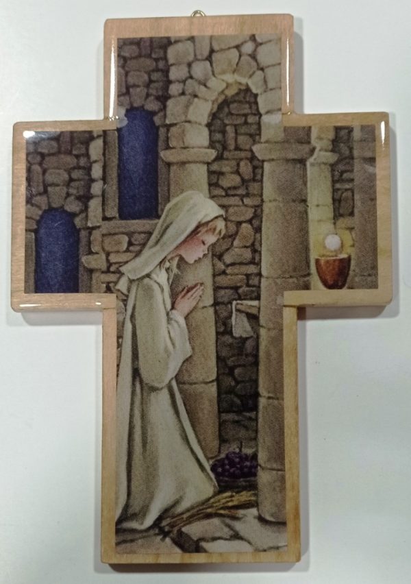 Cruz Juvenil Virgen niña