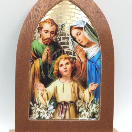 Cuadro repisero Sagrada Famila I - 19 cms.