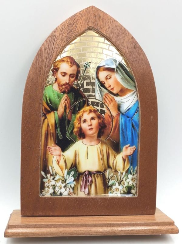 Cuadro repisero Sagrada Famila I - 19 cms.