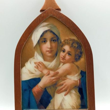 Cuadro repisero Virgen Schoenstatt - 22 cms.