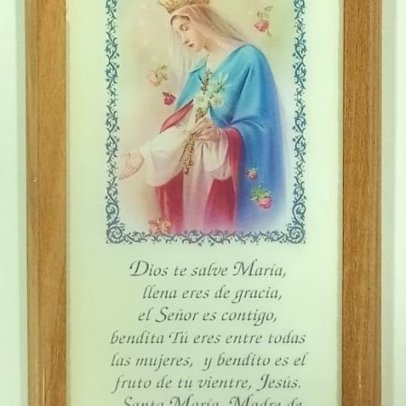 Cuadro rezo Ave María