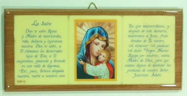 Cuadro rezo La Salve