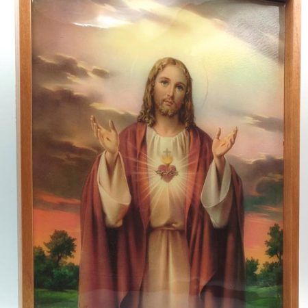 Cuadro Sagrado Corazón de Jesús - 27 cms.