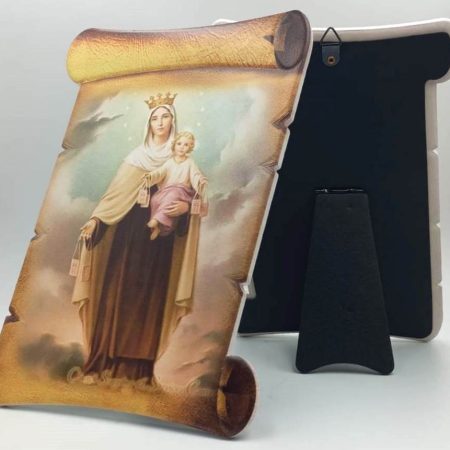Cuadro Virgen del Carmen - 21 cms.