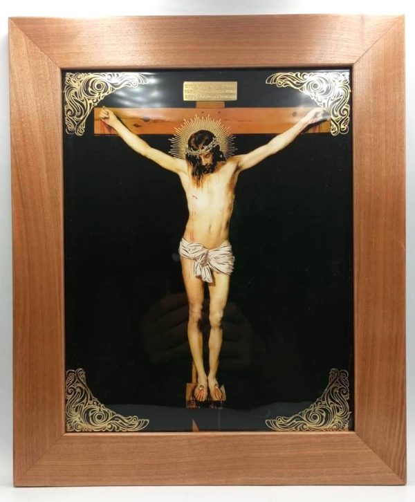 Cuadro Jesus Crucificado - 31 cms.