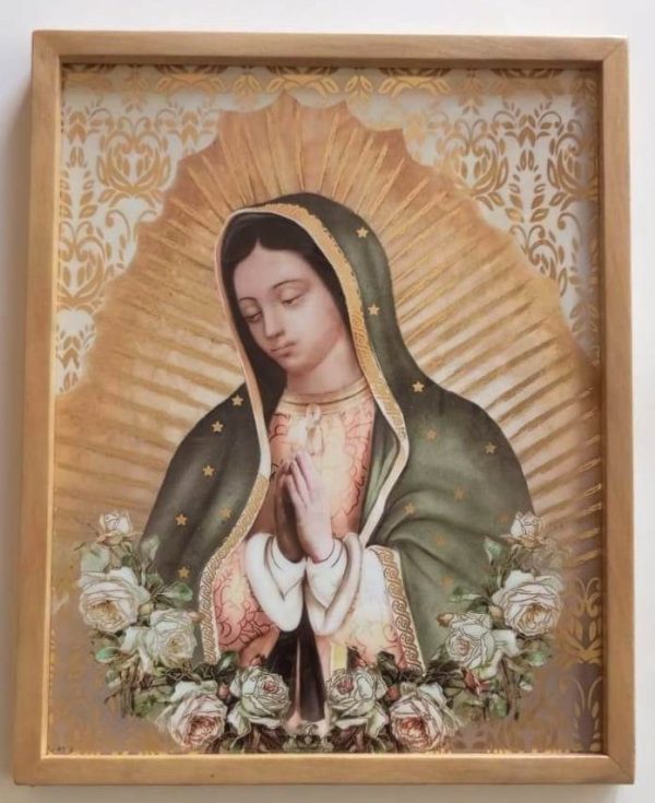 Cuadro Virgen de Guadalupe - 26 cms.