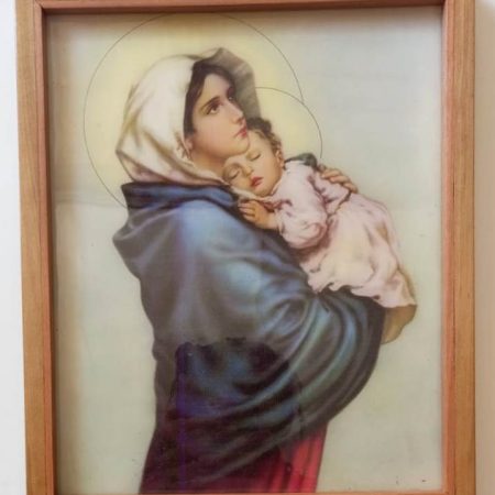 Cuadro Virgen con Niño IV - 26 cms.