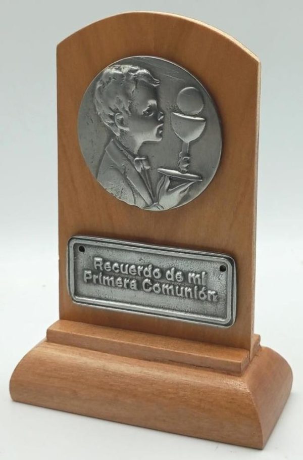 Icono con base - Comunión Niño 11 x 7 cms.