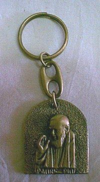 Llavero Padre Pio (arco)