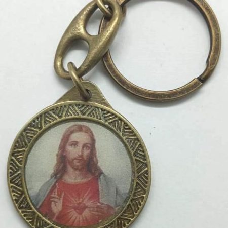 Llavero circular Sagrado Corazón de Jesús - II