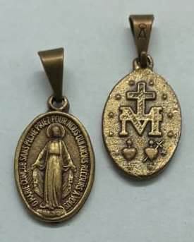 Medalla Virgen de los Rayos I (14 mm)