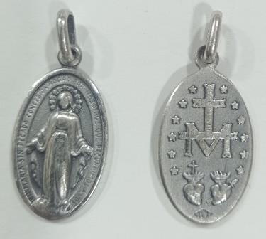 Medalla de plata - Virgen de los Rayos - 16 mm.