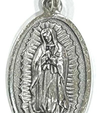 Medalla de plata Virgen Guadalupe - 24 mm.
