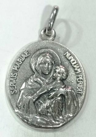 Medalla de plata Virgen de Schoenstatt - 22 mm.