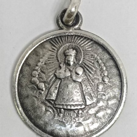 Medalla de Plata - Niño Jesús de Praga - 15 mm.