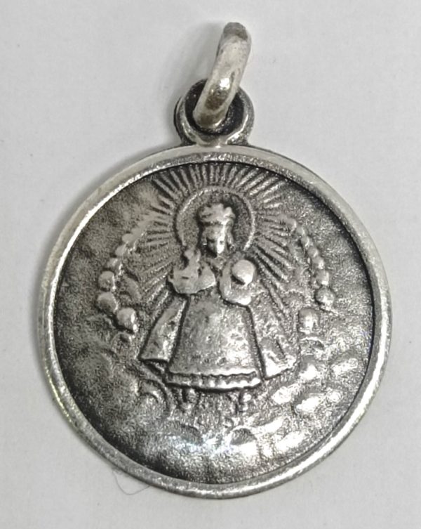 Medalla de Plata - Niño Jesús de Praga - 15 mm.