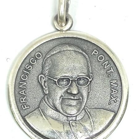 Medalla de plata Papa Francisco - 26 mm.