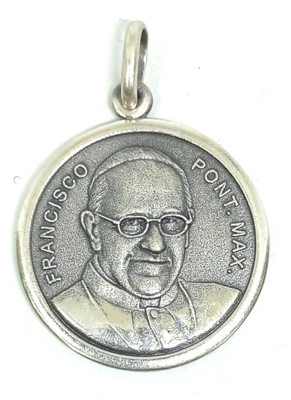 Medalla de plata Papa Francisco - 26 mm.