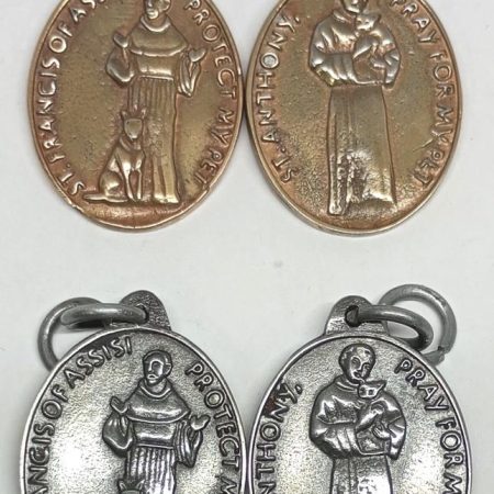 Medalla San Franciso de Asís - mascota 4 (ovalada)