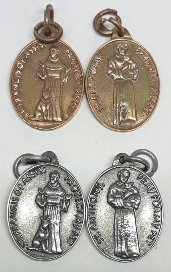 Medalla San Franciso de Asís - mascota 4 (ovalada)