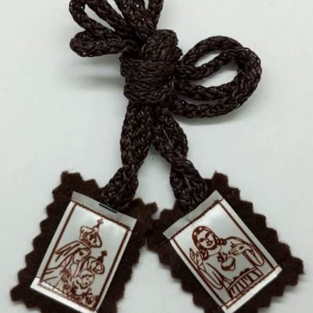 Escapulario Virgen del Carmen - Sagrado corazón de Jesús (tela)