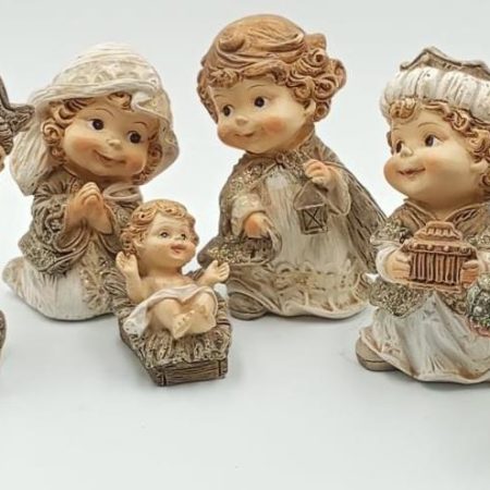 Pesebre mediano - 6 piezas