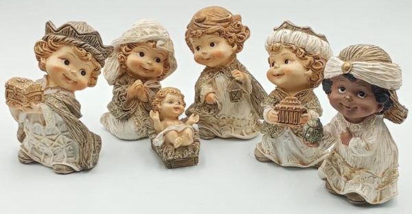 Pesebre mediano - 6 piezas