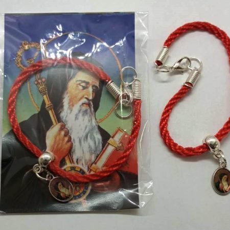 Pulsera medalla San Benito