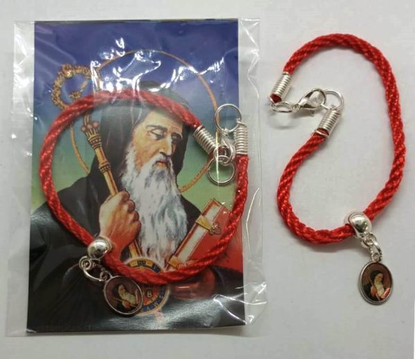 Pulsera medalla San Benito
