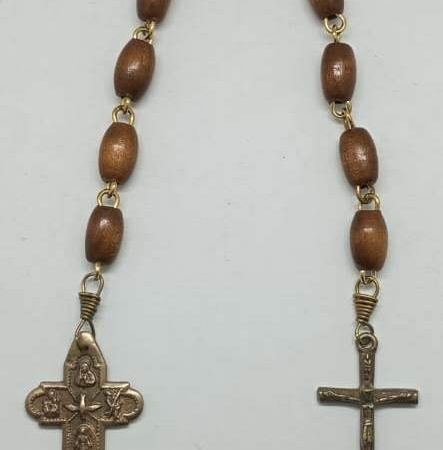 Denario abierto con Cruz Italiana del Espíritu Santo