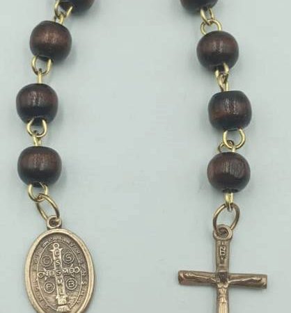 Denario abierto San Benito - Cruz y doble medalla