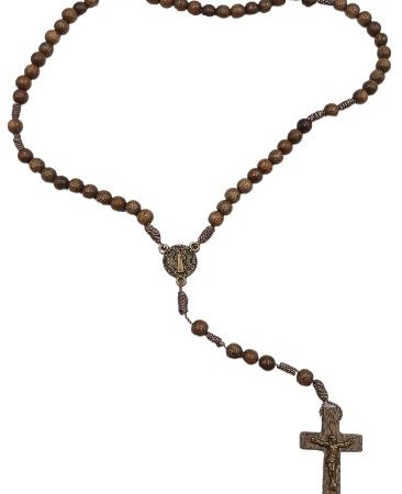 Rosario San Benito (madera y macramé)