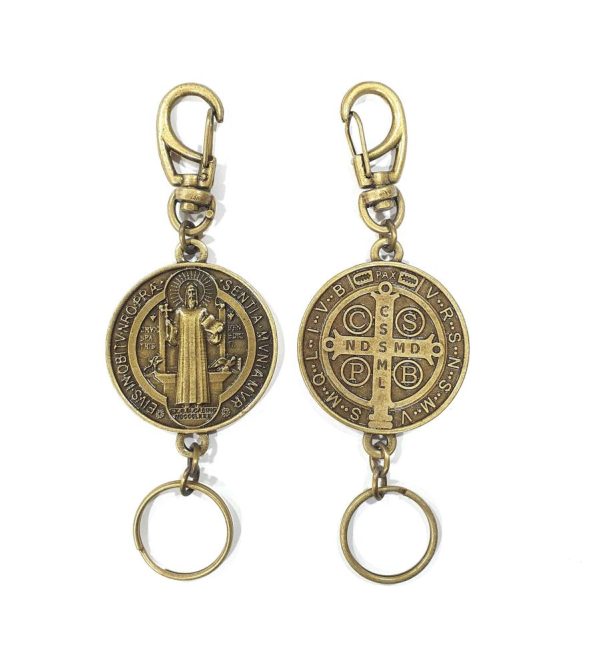 Llavero San Benito term bronceado