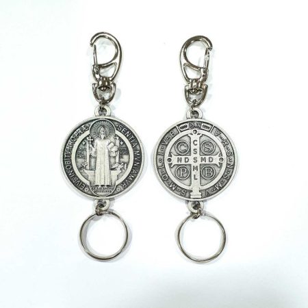 Llavero San Benito term Plata opaca