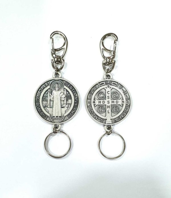 Llavero San Benito term Plata opaca