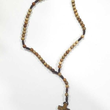 Rosario de madera natural 6mm