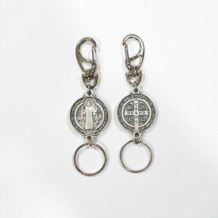 Llavero mediano San Benito 3cm