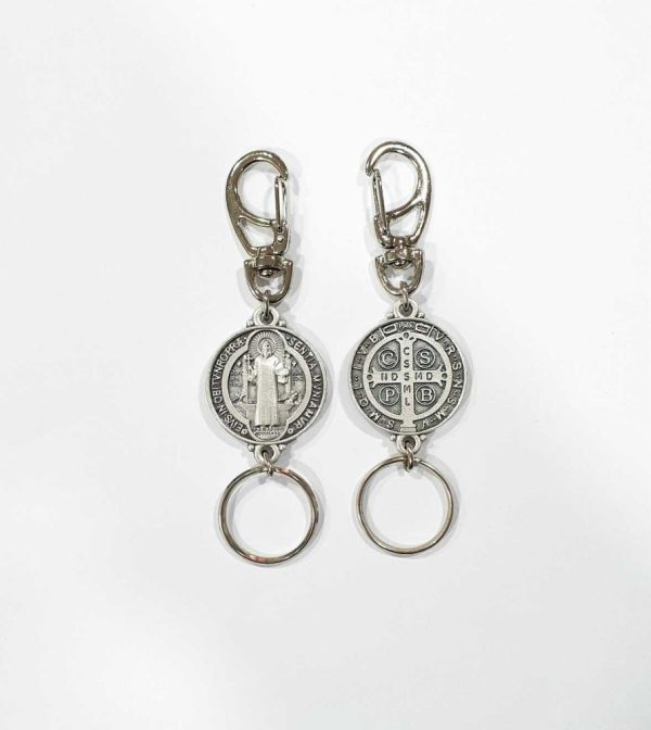 Llavero mediano San Benito 3cm