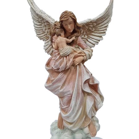 Angel de la guarda escultura 29 cms.