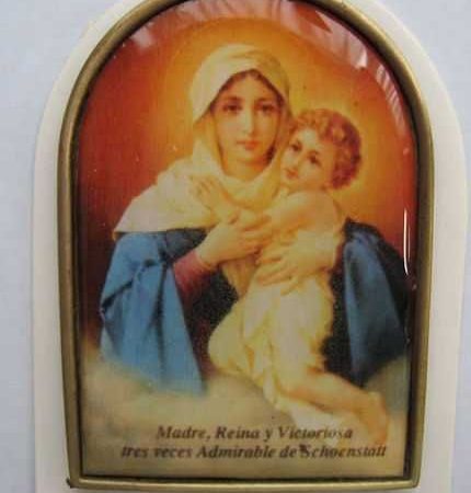 Virgen de Schoenstatt autoadhesivo